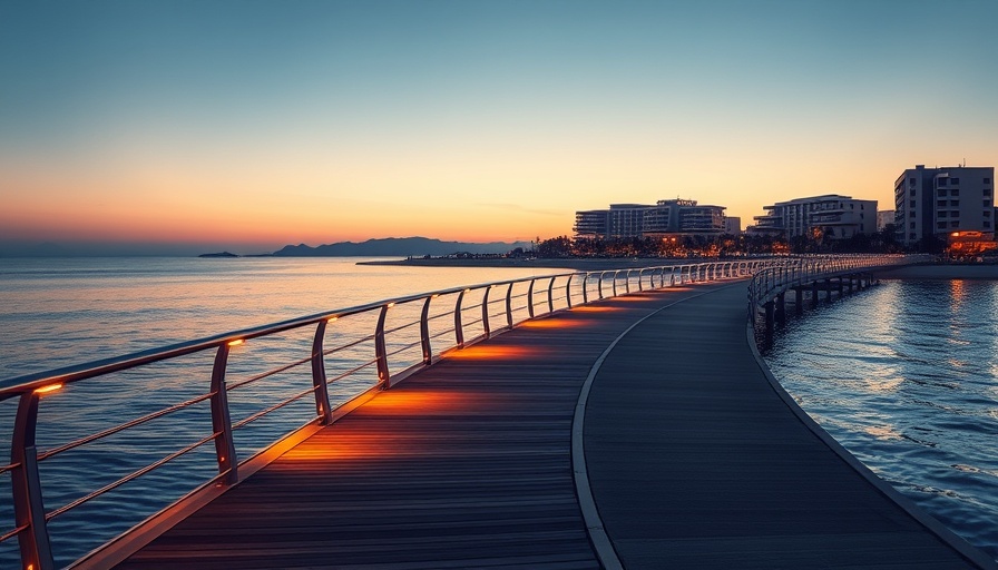 Seebrücken-Fiasko Timmendorfer Strand illuminated boardwalk at night