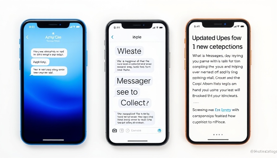 iOS 26 Spamfilter für iMessage: New features on three iPhones.