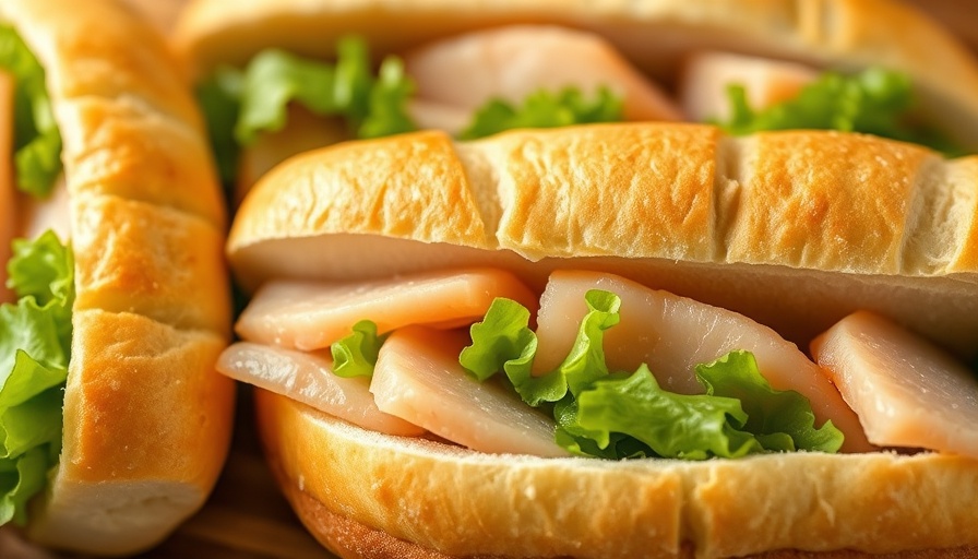 Vegane Fischbrötchen Föhr, fresh fish sandwiches with lettuce.