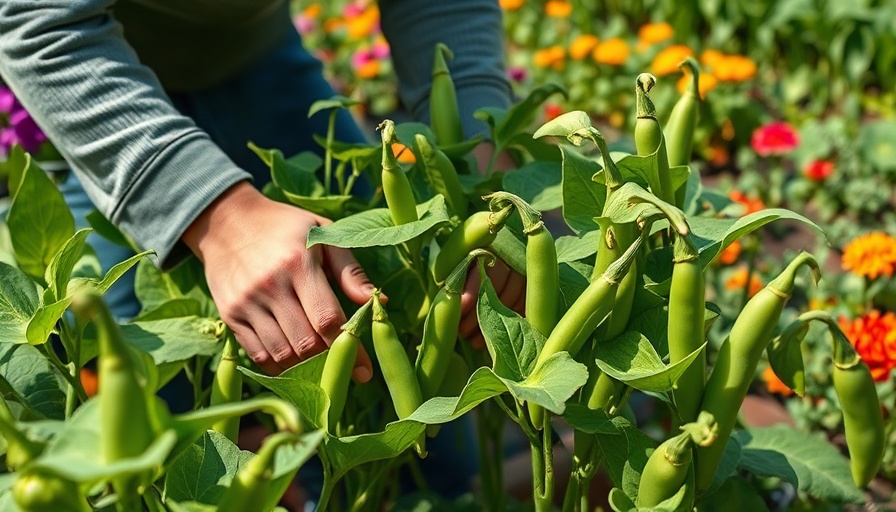 Zuckererbsen anbauen leicht gemacht in grünem Garten.