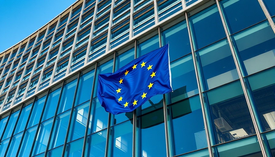 EU Parliament building facade reflecting sunlight, Rückzieher der EU-Kommission von der Digitalsteuer.