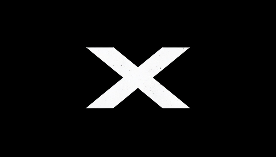 Minimalist X logo on black background, Datenmissbrauch durch X