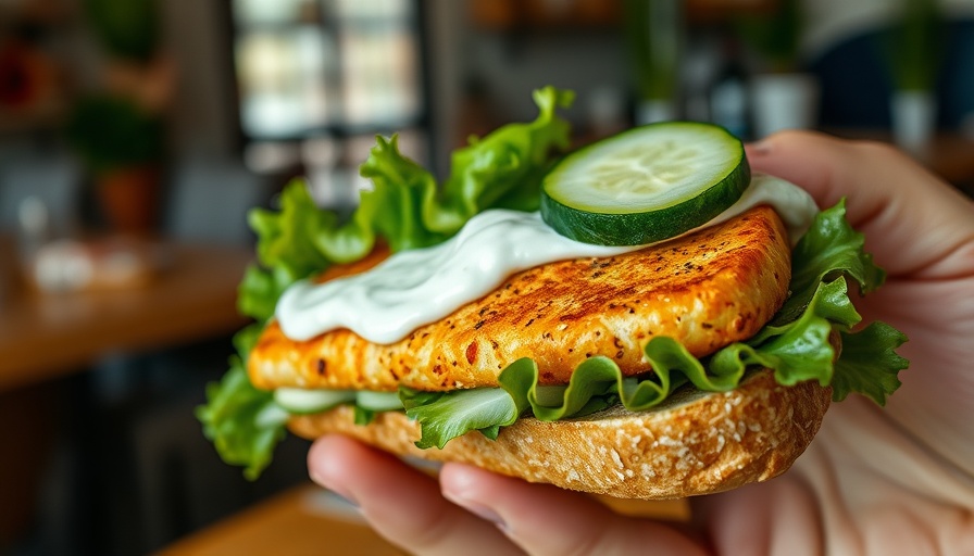 Fischbrötchen Nordseeküste with fresh toppings and text overlay.