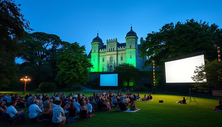 Kinosommer 2025 Ahrensburg outdoor cinema event at historic castle.