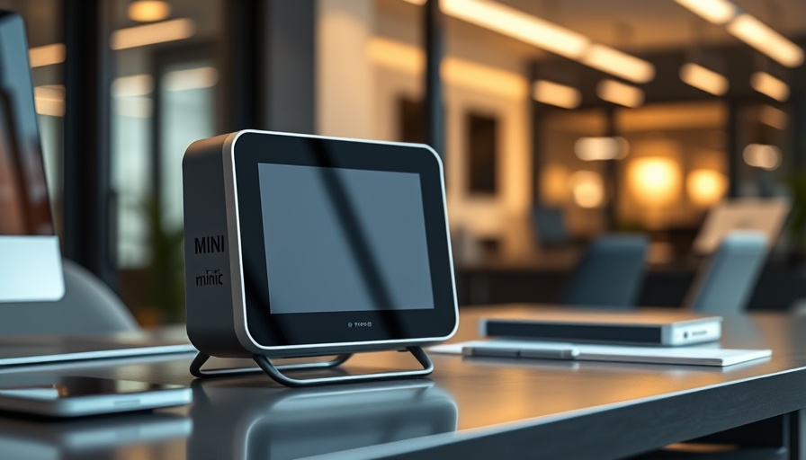Sleek Mini-PC with Ryzen 7 and 32 GB RAM on desk