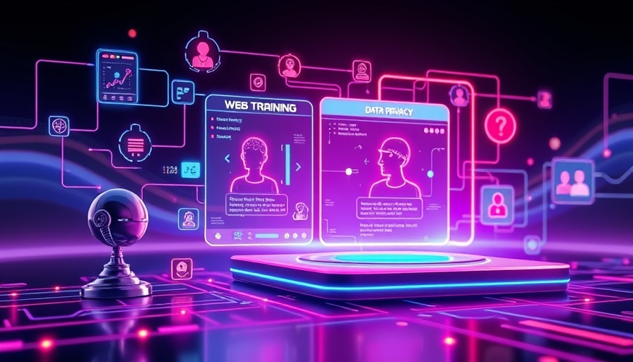 CNIL Empfehlungen zu KI-Training: Digital concepts of AI, web scraping, and data privacy.