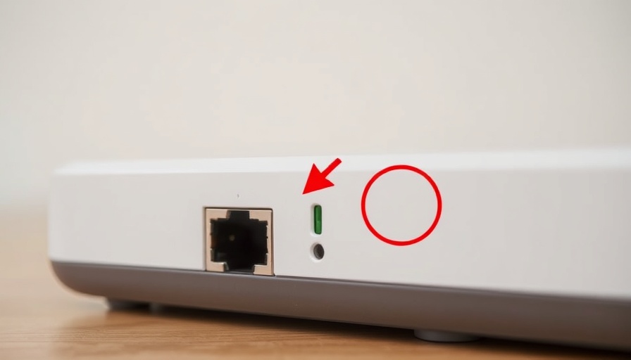 FritzBox SFP port with protective cap, highlighted for clarity.