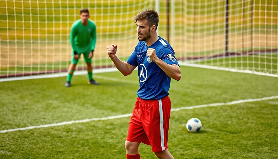 Eintracht Norderstedt player gestures during match against Altona 93