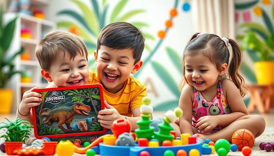 Aktuelle Trends in der Spielzeugbranche: Kinder mit buntem Spielzeug
