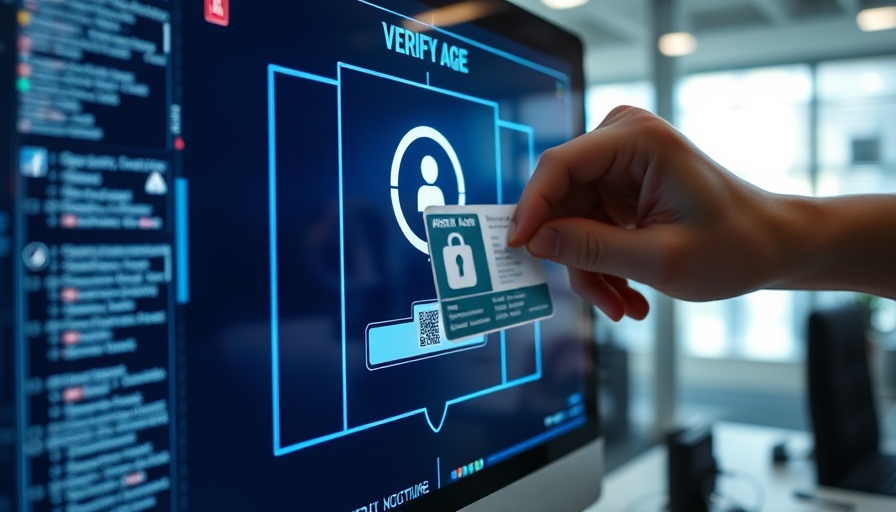 Person attempting to bypass age verification on a computer screen.