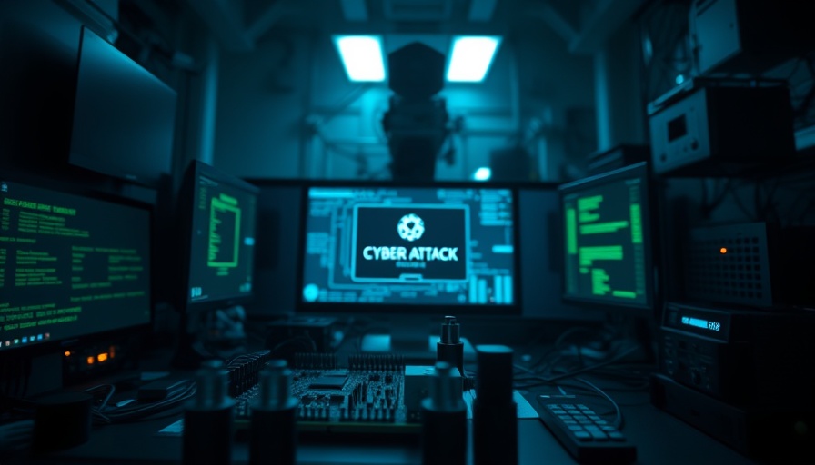 Raspberry Pi indicating cyber attack with futuristic interface.