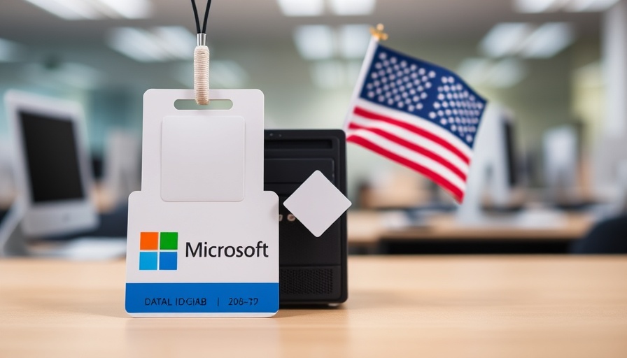 Data transfer concept with Microsoft ID and U.S. server, Datenschutz und Microsoft.