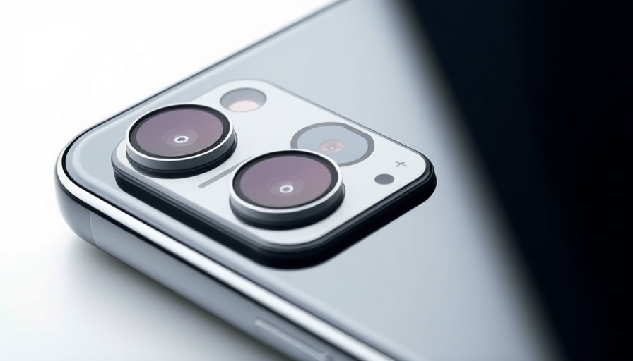 Close-up of a modern Samsung smartphone showcasing camera system.