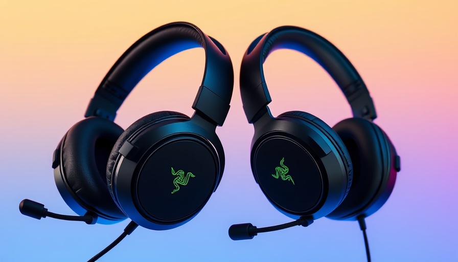 Three Razer BlackShark V3 Pro gaming headsets in a sleek display.