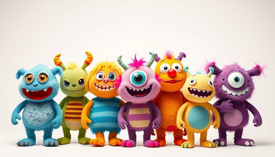 Nunos – Lil’ Monsters colorful toy collection, vibrant designs.