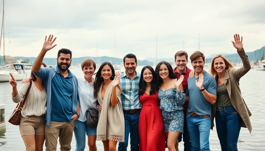 Abschied von Pauli und die Welt der Fischerei: Group by lakeside.