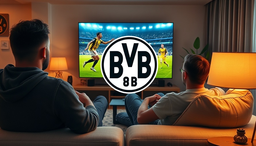 BVB-Fans Saison verfolgen in a cozy living room setting.