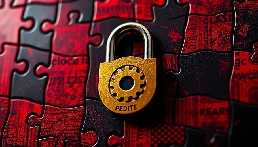 Puzzle pieces and padlock symbolizing digital sovereignty through Open Source.