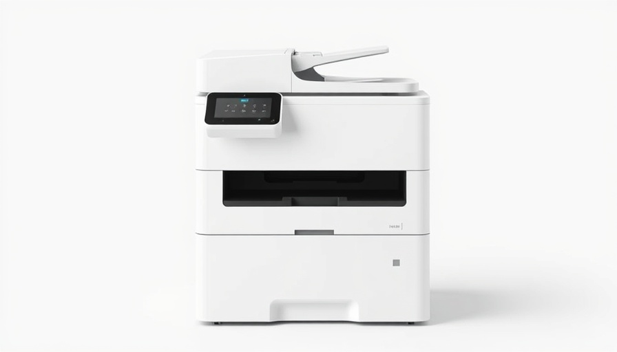 Die besten Farblaser-Multifunktions-Drucker, sleek white design.