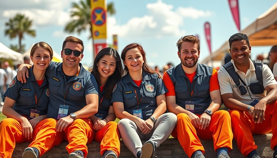 Friendly emergency responders at Wacken Open Air Erste-Hilfe-Herausforderung