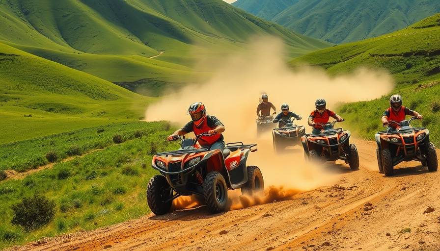 Quadtreffen Norddeutschland event with quad bikers on muddy terrain.