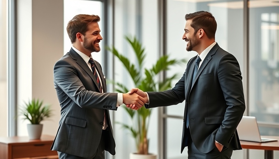 Professionals shaking hands in office, showcasing Herkunft und Vertrauenswürdigkeit.