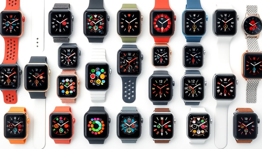 Blutsauerstoffmessung Apple Watch featuring diverse models in a row.