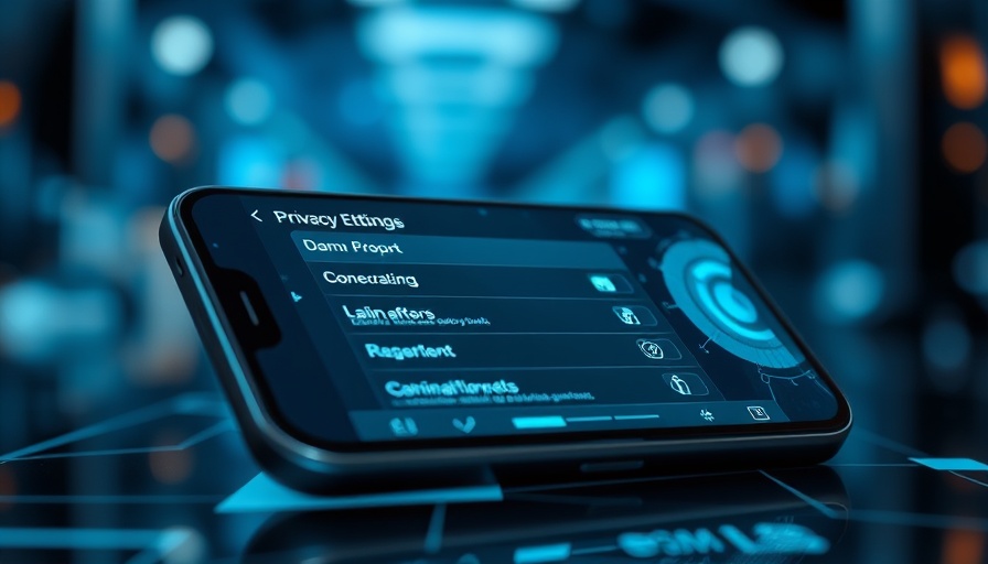 Modern smartphone displaying privacy settings, Pixel 10 und Datenschutz theme.