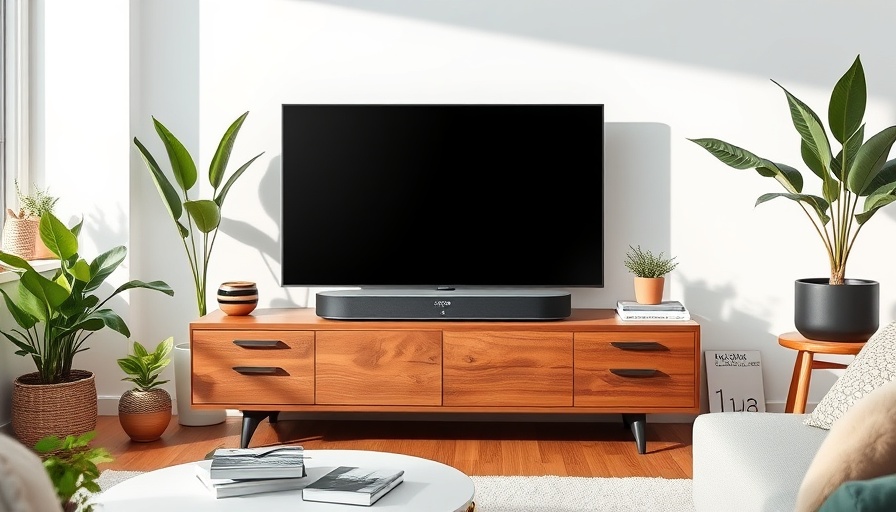 Sleek Sonos Beam Gen 2 soundbar in a modern living room.
