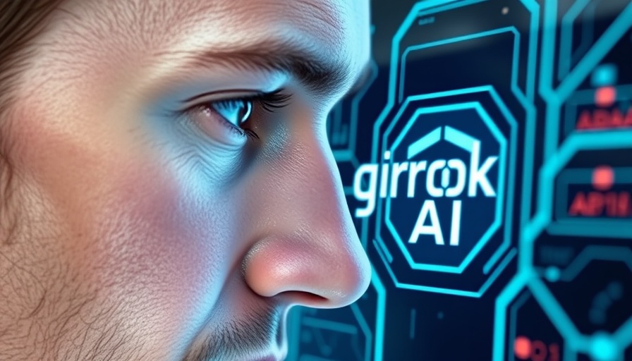 Futuristic image depicting AI software interaction