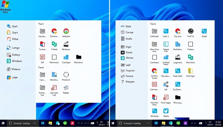 Windows 11 25H2 Neuerungen Start Menus comparison showing new and old layouts.