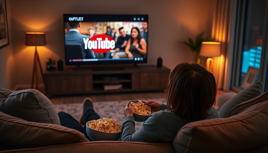 Person using YouTube Premium VPN trick in a cozy room.