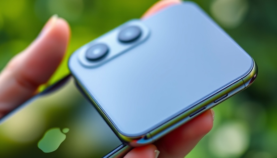 Sleek Apple iPhone designs close-up with green background.