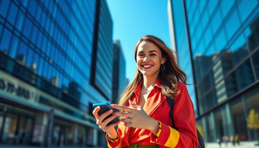 Young woman using smartphone, O2 Prepaid Weitersurfgarantie.