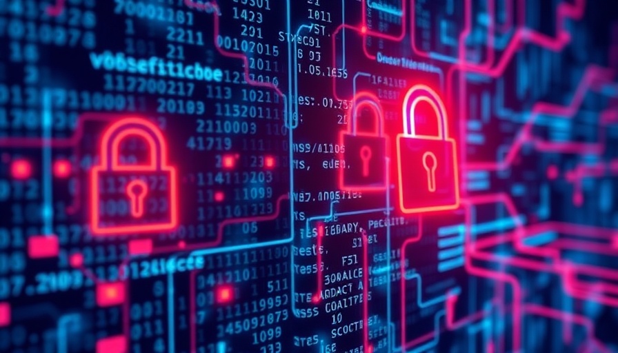 Abstract digital display of exploited Git vulnerability, Aktiv ausgenutzte Git-Lücke.