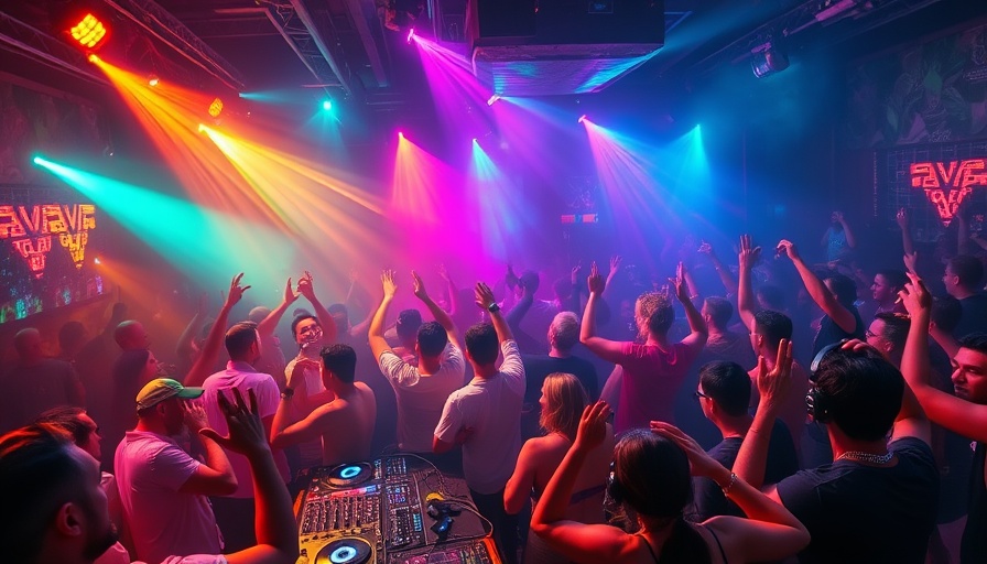 Fun-Parc Trittau nightclub lively crowd and DJs scene.