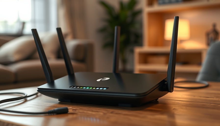 TP-Link Archer router on table, indicating Zero-Day-Lücke.