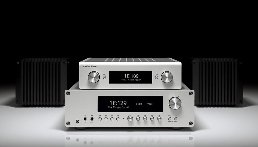 Hegel H150 Streaming-Verstärker, elegant amplifiers with display.
