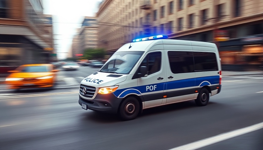 Police van in Lübeck responding to Ladendiebstahl.