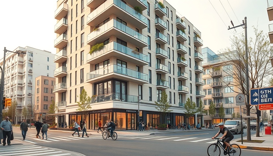 Modern apartment building in Bramfeld with affordable rents.