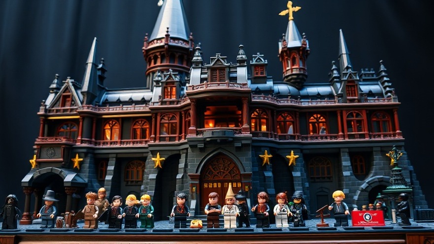 Detailreiches LEGO Harry Potter-Set mit Hogwarts-Treppe und magischen Figuren