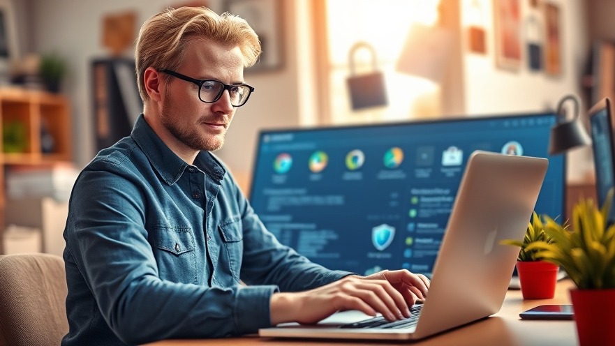 Blond individual using XYplorer, an efficient Dateimanager for digital privacy.