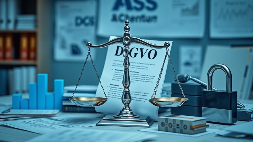 Intricate DSGVO reform illustration showing compliance with Datenschutz laws.