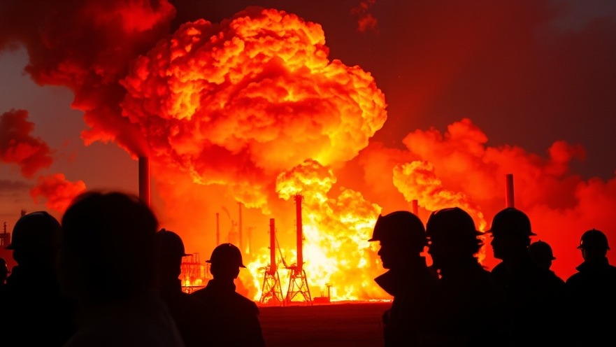 Industriebrand Lübeck: Emergency responders tackle a dramatic explosion scene.