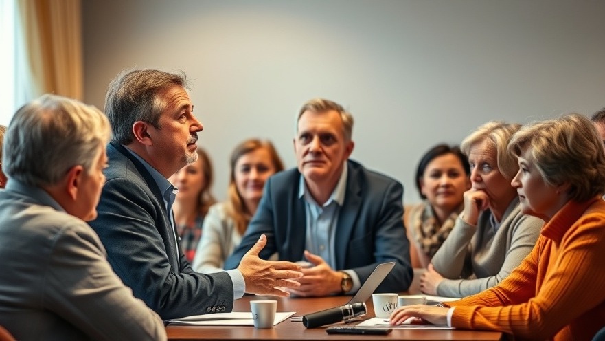 Bürgermeister Lembke discusses Kriminalitätsvorbeugung and Böllerverbot at a community meeting.