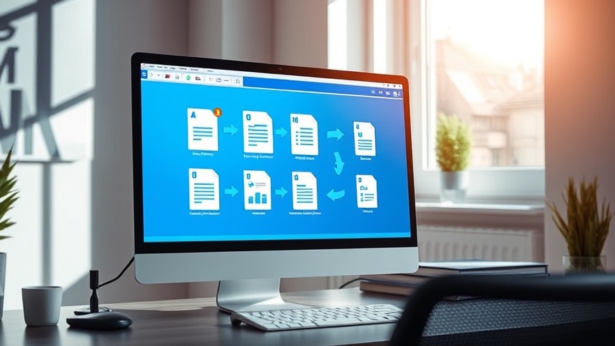 Moderne Dokumentenkonvertierung mit Doxillion-Software am Arbeitsplatz.
