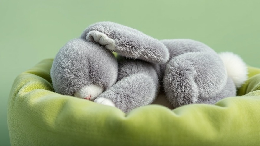 Adorable grey and white Kuscheltiere plush bunny, promoting emotionale Intelligenz.