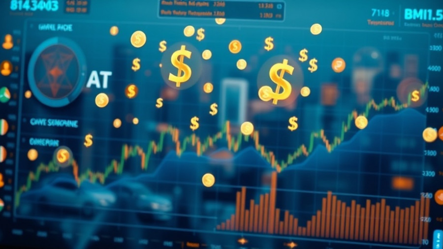 Futuristic FintechZoom financial insights visual with cryptocurrency data