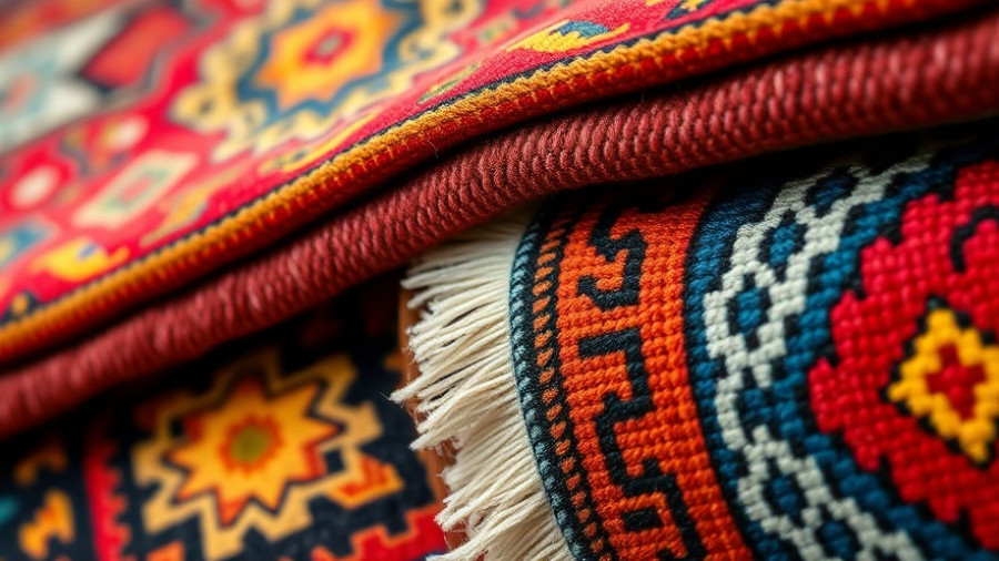 Colorful Turkish rugs with geometric patterns, Turkish décor trends.