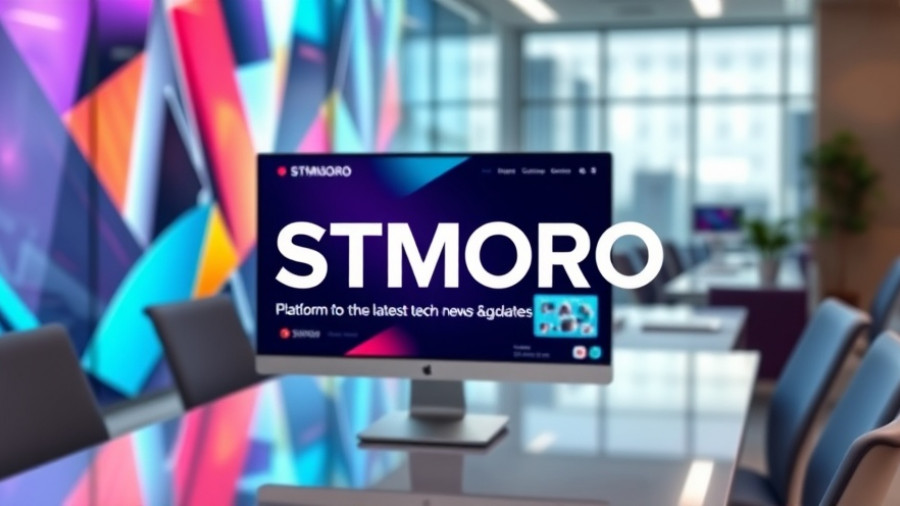 STMORO tech news platform interface